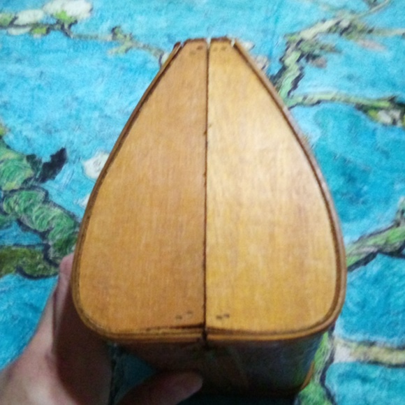 Brown Wooden handbag - Picture 4 of 7